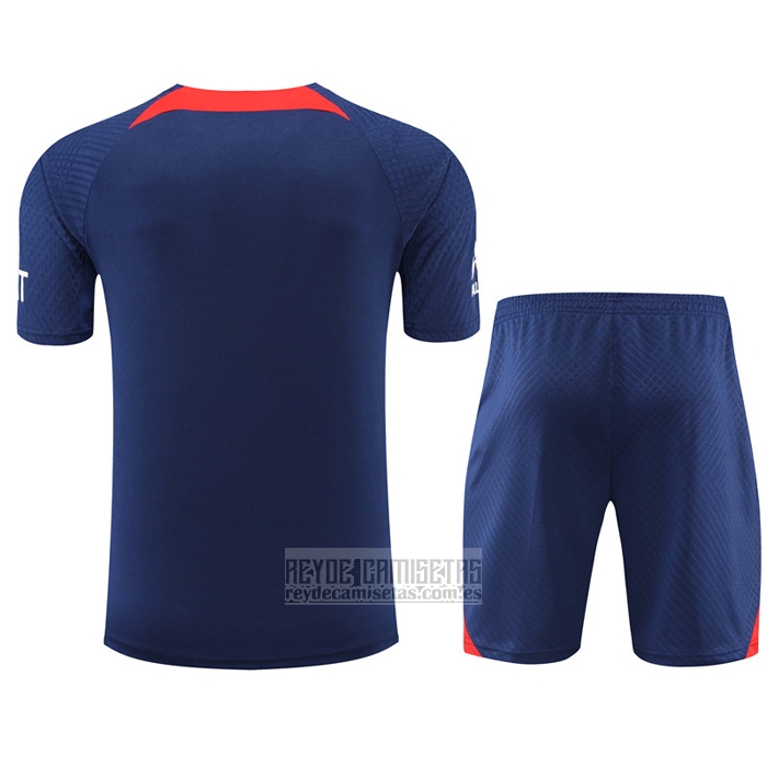 Chandal del Paris Saint-Germain Manga Corta 2022-2023 Azul Oscuro - Pantalon Corto